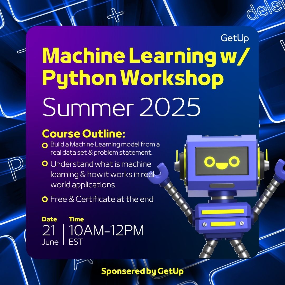 Blue Purple Yellow Artificial Intelligence Workshop Instagram Post