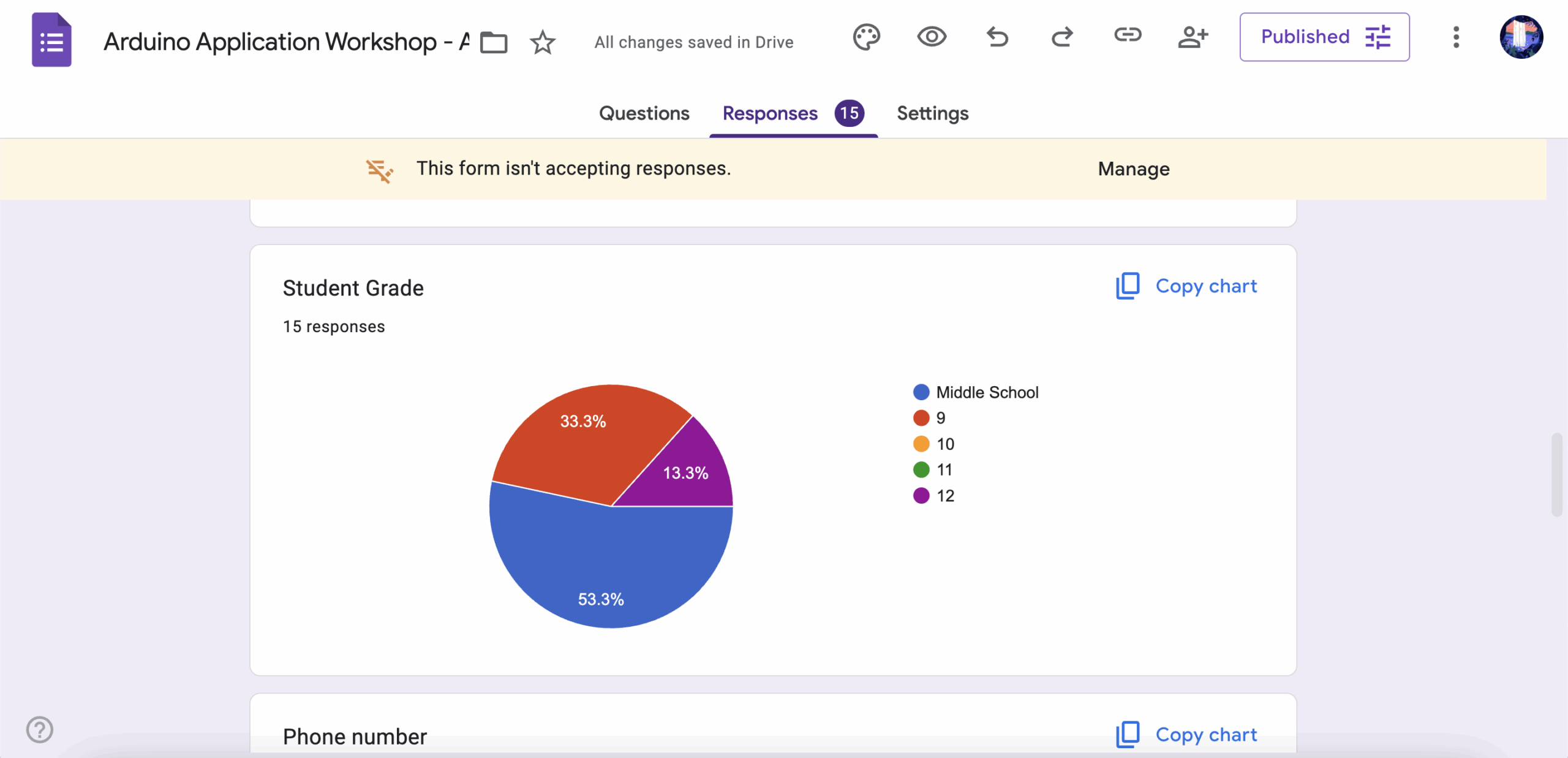 Google form
